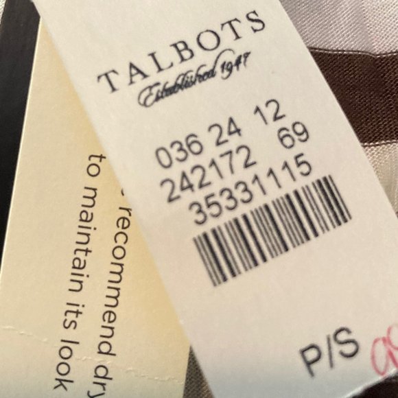 NWT Talbots striped dress - Picture 8 of 10